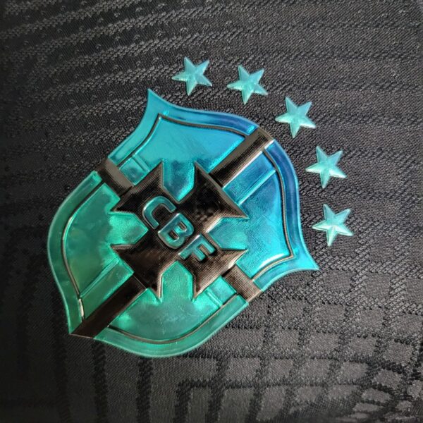 Brazil 2022/23 Commemorative Edition Black Player Version Jersey - Image 9