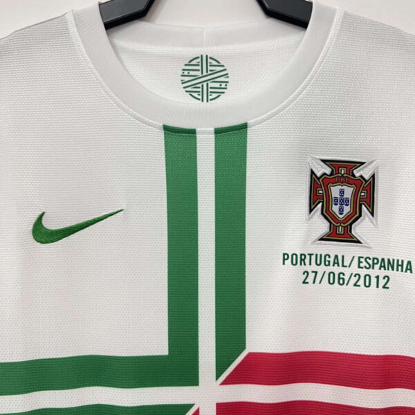 Portugal 2012 Euro Cup Away Long Sleeves Retro Jersey - Image 5