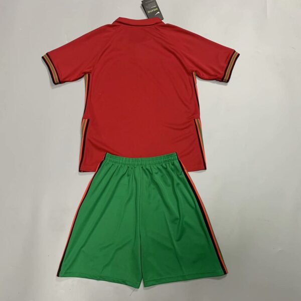 Portugal 2021 Home Kids Jersey And Shorts Kit - Image 2