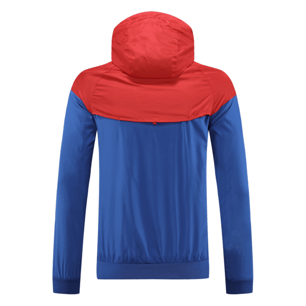 Portugal 2022 Windbreaker Hoodie Jacket Red&blue - Image 3