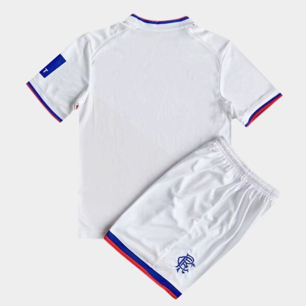 Rangers 2022/23 Away Kids Jersey And Shorts Kit - Image 3