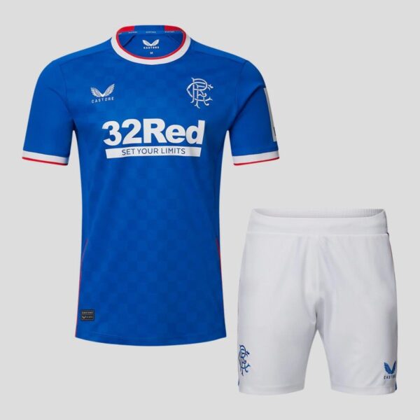 Rangers 2022/23 Home Adult Jersey And Shorts Kit