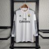 Real Madrid 2013/14 Home Long Sleeve Retro Jersey