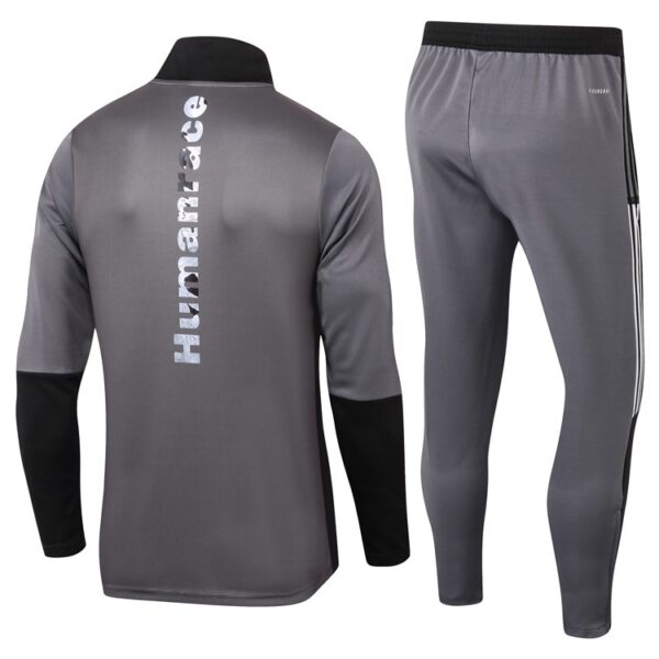 Real Madrid 2021-22 Half-zip Tracksuit Black Co-branded Version - Image 2