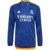 Real Madrid 2021/22 Away Authentic Long Sleeves Player Version Jersey