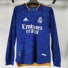 Real Madrid 2021/22 Away Authentic Long Sleeves Player Version Jersey - Image 2