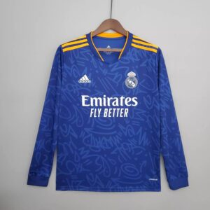Real Madrid 2021/22 Away Long Sleeve Jersey