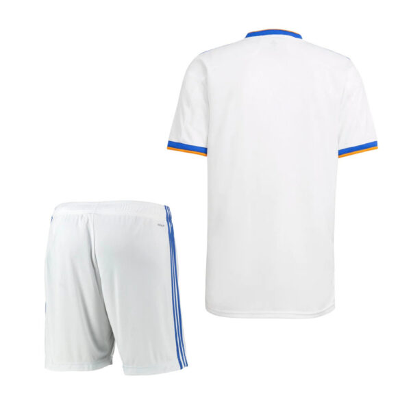 Real Madrid 2021/22 Home Adult Jersey And Shorts Kit - Image 2