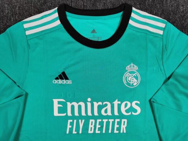Real Madrid 2021/22 Third Long Sleeve Jersey - Image 3