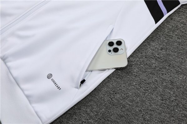 Real Madrid 2022-23 Jacket Tracksuit White - Image 8