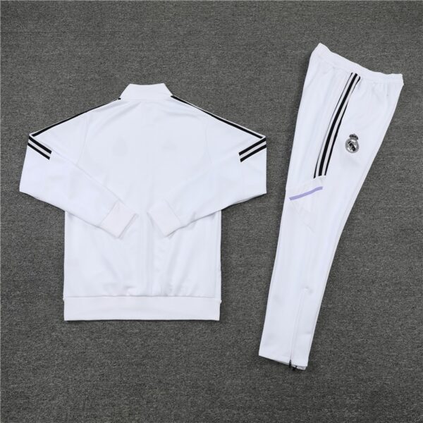Real Madrid 2022-23 Jacket Tracksuit White - Image 13