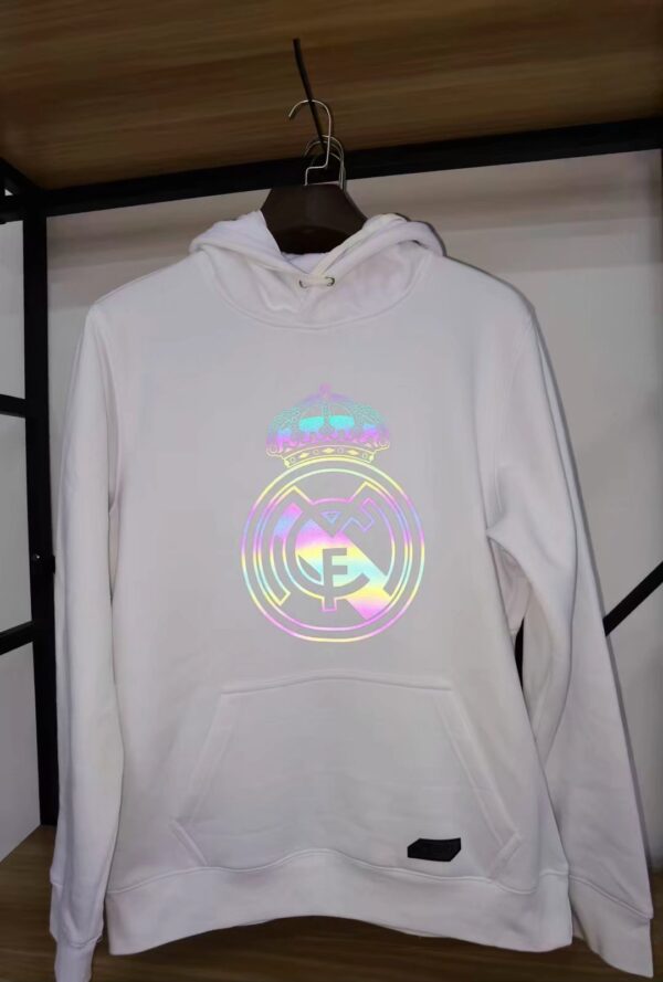 Real Madrid 2022 Sweater Hoodie White - Image 2