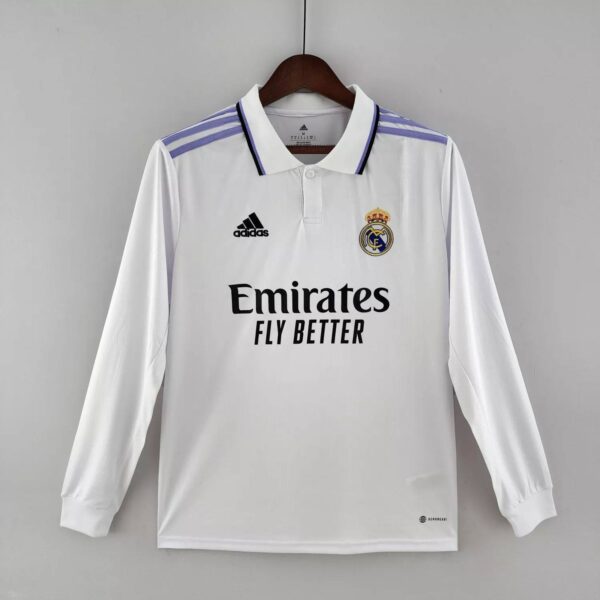 Real Madrid 2022/23 Home Long Sleeves Jersey - Image 2