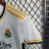 Real Madrid 2023/24 Home Kids Jersey And Shorts Kit - Image 4