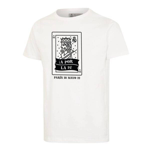 Real Madrid 2022 A Por La 14 T-shirt - White