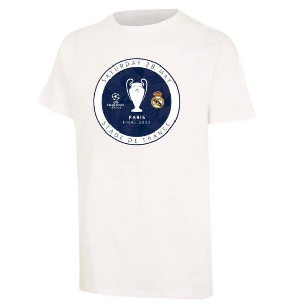 Real Madrid 2022 UCL Final Paris T-shirt - White