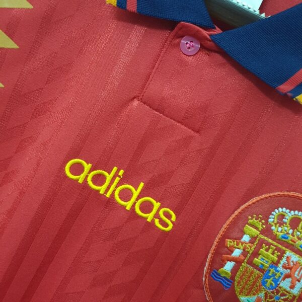 Spain 1994 Home Retro Jersey - Image 6