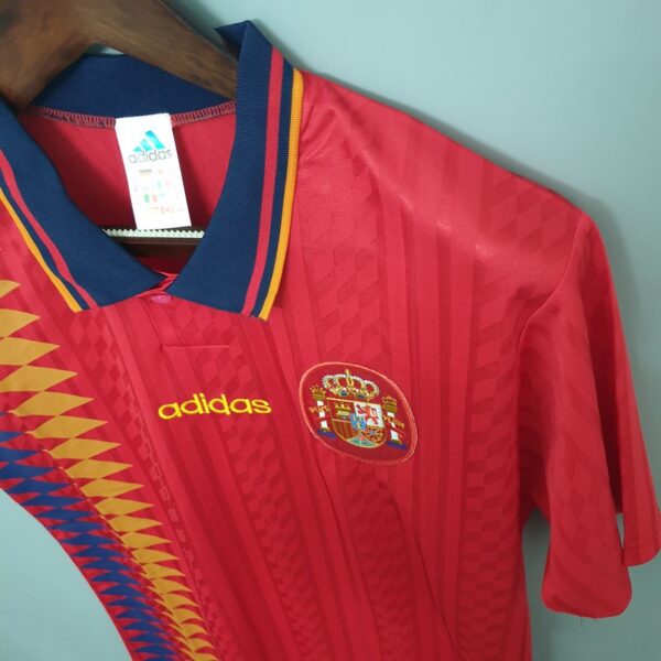 Spain 1994 Home Retro Jersey - Image 5
