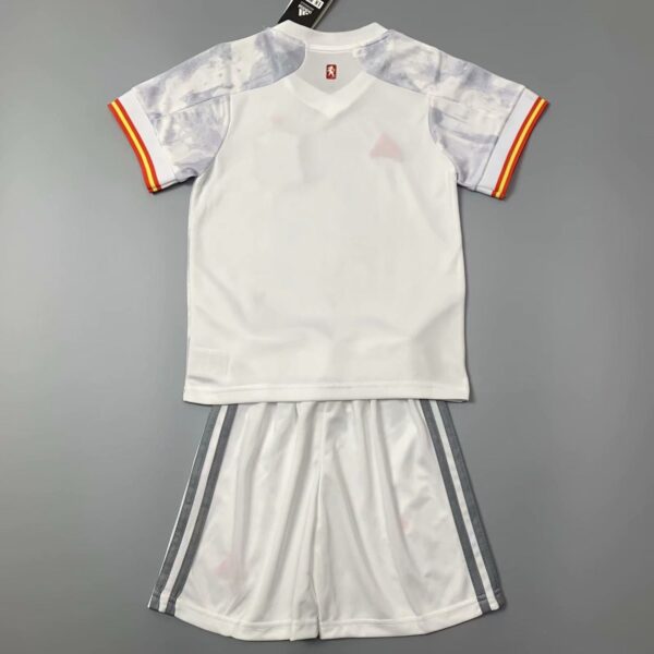 Spain 2021 Away Kids Jersey And Shorts Kit - Image 2