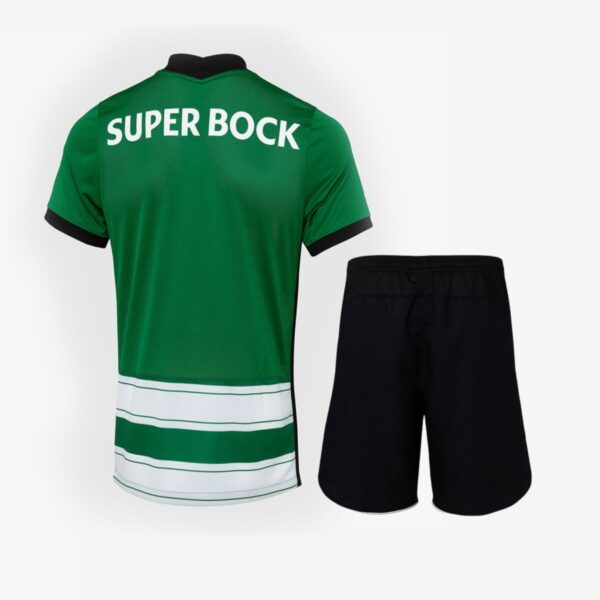 Sporting CP 2022/23 Home Kids Jersey And Shorts Kit - Image 2