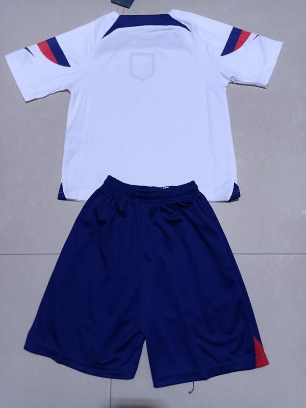USA 2022/23 Home Kids Jersey And Shorts Kit - Image 2