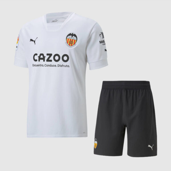 Valencia CF 2022/23 Home Adult Jersey And Shorts Kit