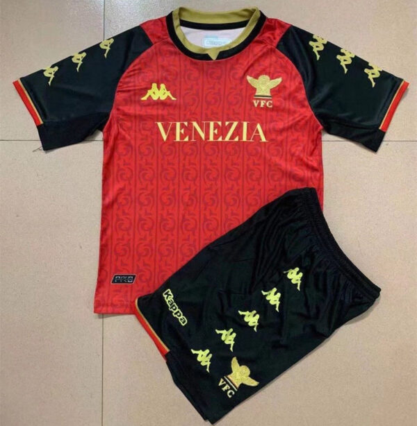Venezia FC 2021/22 Fourth Kids Jersey And Shorts Kit - Image 2