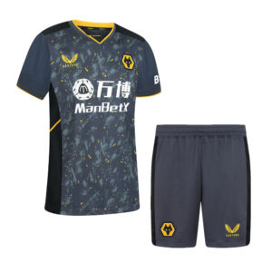 Wolves 2021/22 Away Adult Jersey And Shorts Kit