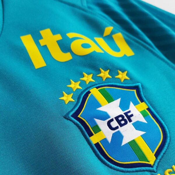 Brazil 2022 Pre-Match Jersey - Lake Blue - Image 2