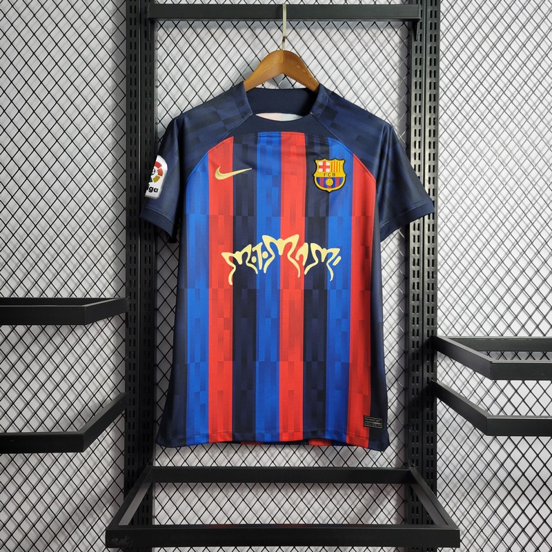 Barcelona Home Jersey 2023/24 – S Size Black Edition for True Fans image 4