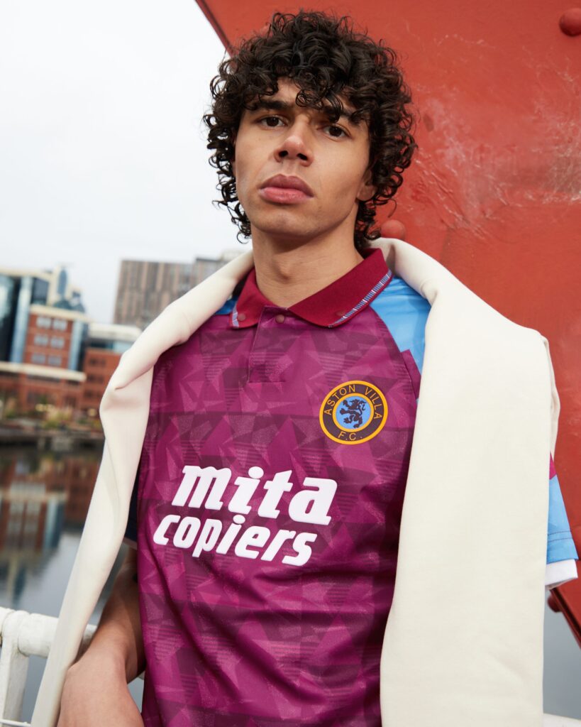 Aston Villa 1990 Vintage Purple Shirt – Iconic Purple Blokecore 2026