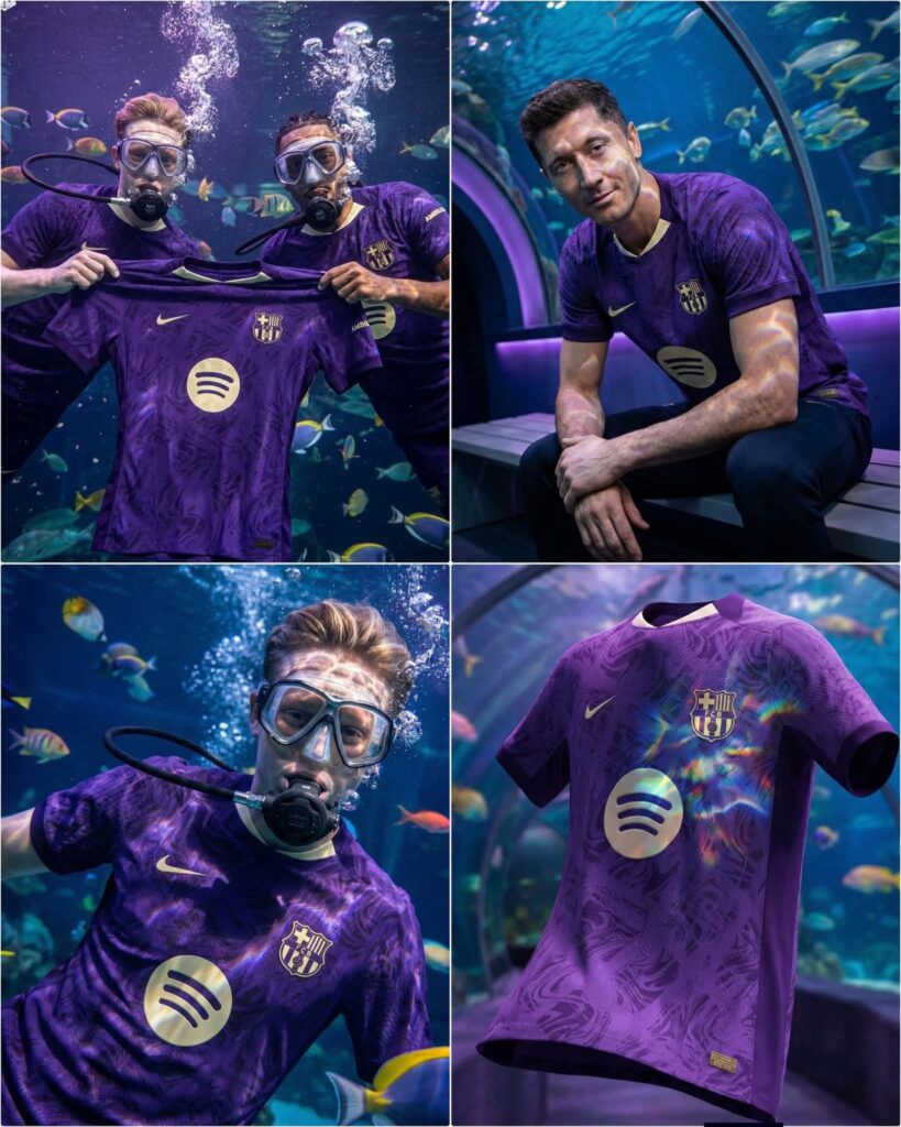 FC Barcelona 2026-27 Purple Away Kit Leak – New Trend in Blokecore